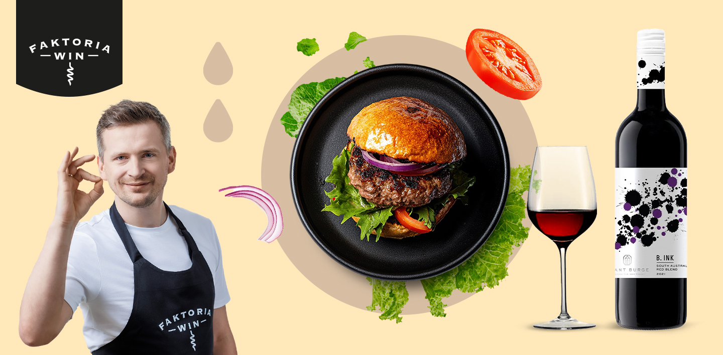Soczysty burger z grilla