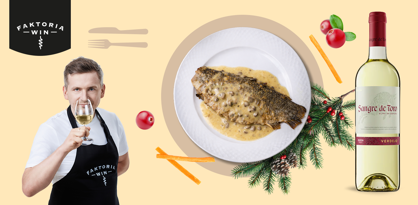 Karp w&nbsp;cieście z&nbsp;sosem maślanym i&nbsp;karmelizowaną marchewką